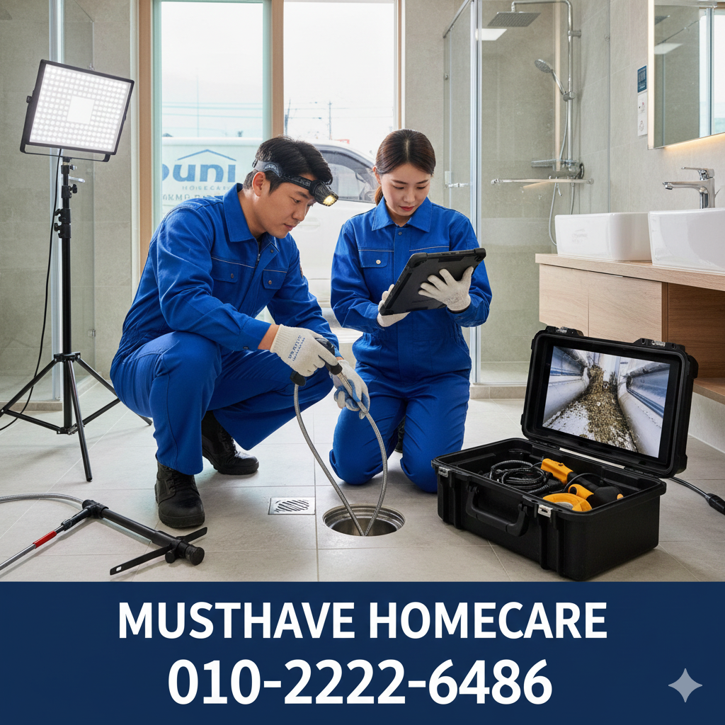 MustHaveHomeCare의 신속한 누수탐지 현장 도착 (수도요금 폭탄 해결)