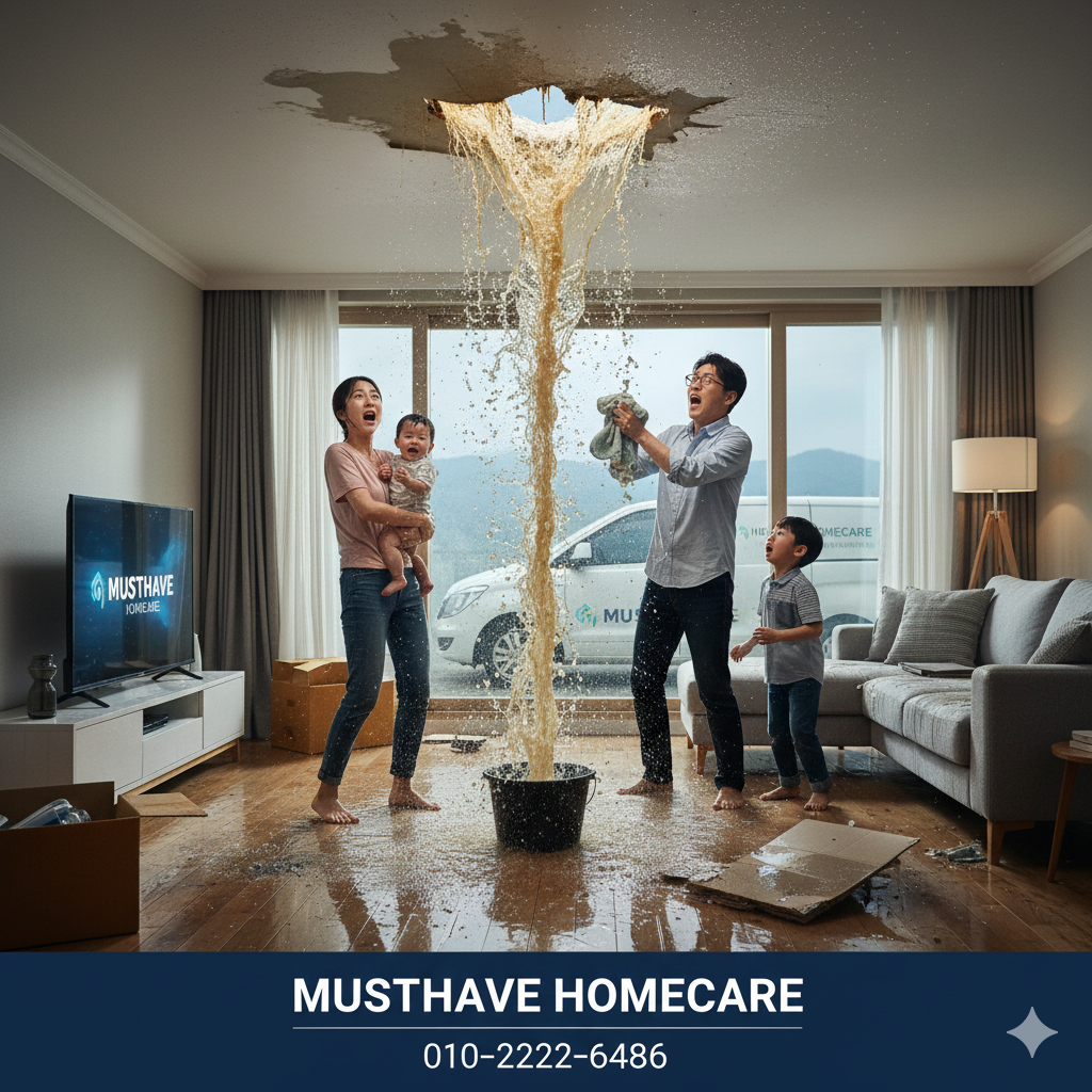 MustHaveHomeCare의 신속한 누수탐지 현장 도착 (수도요금 폭탄 해결)