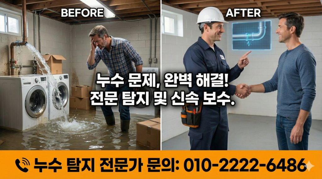 MustHaveHomeCare의 신속한 누수탐지 현장 도착